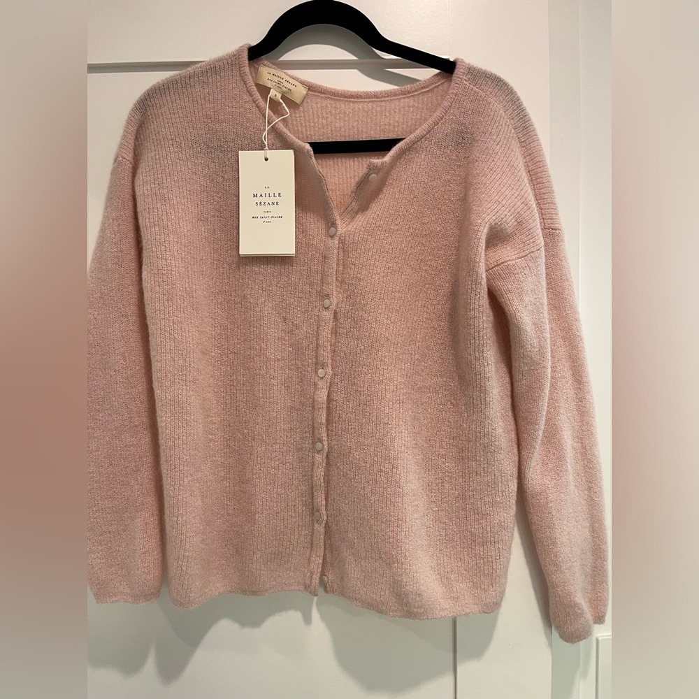 NWT Sézane Gaspard Powder Pink Small